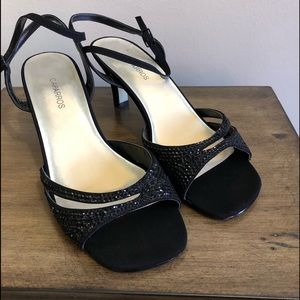 Like New - Black Slingback CAPARROS Heels 8.5 M